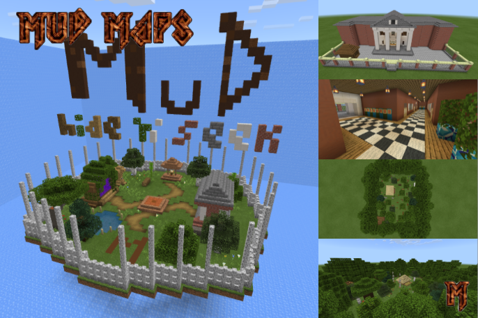 MuDMapMakers's tweet photo. Our first Minecraft map--Hide 'n' Seek--will be available to play soon! It will feature a forest level and an academy level. Coming 1.10.20. #mudmapmaking https://t.co/UPA4L7Vc2z