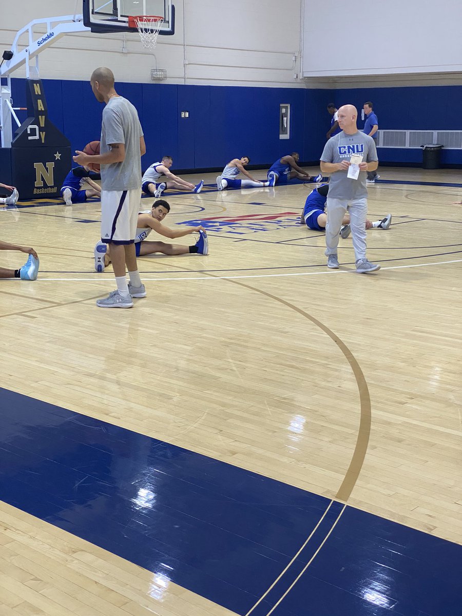 Huge thanks to <a href="/NavyBasketball/">Navy Men’s Basketball</a> for letting us get some work in while we’re on the road!