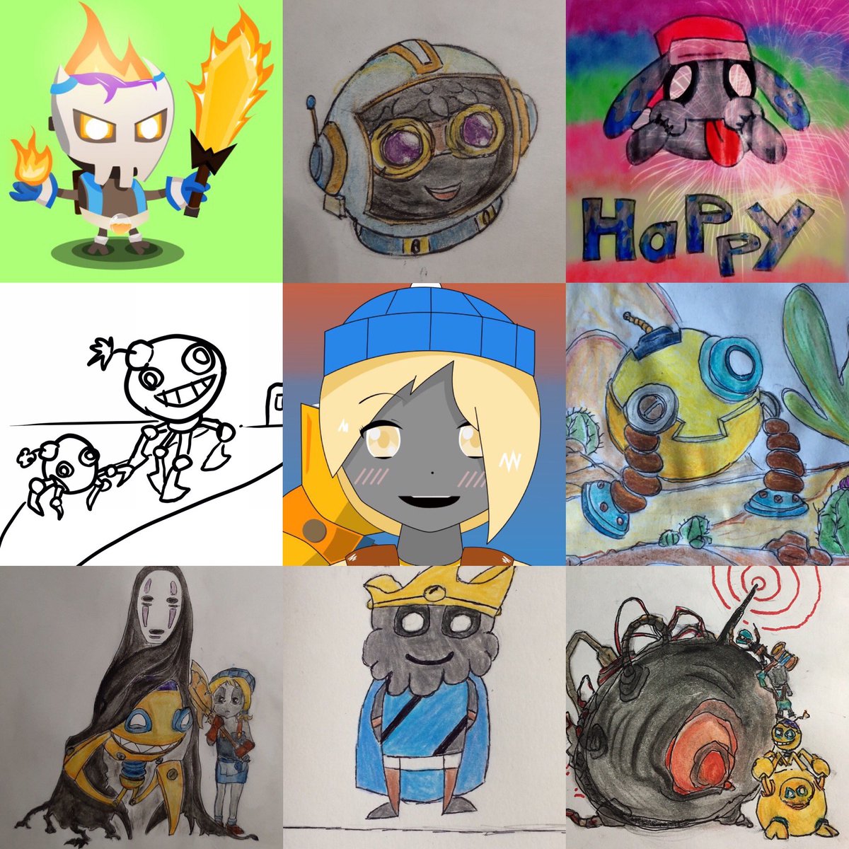 Vicvic91's tweet photo. 2019 was a year full of awesome #fanarts from our community. Thanks for spreading your love, your dedication and your time around our game @BadlandBrawl.

#HappyNewYear to all, I can’t wait to share with you what 2020 will be about! ❤️🥰🎉

#IndieGame #BadlandBrawl https://t.co/QgQd9KP4Ro