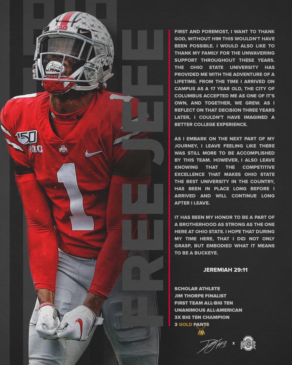 Jeff Okudah tweet media