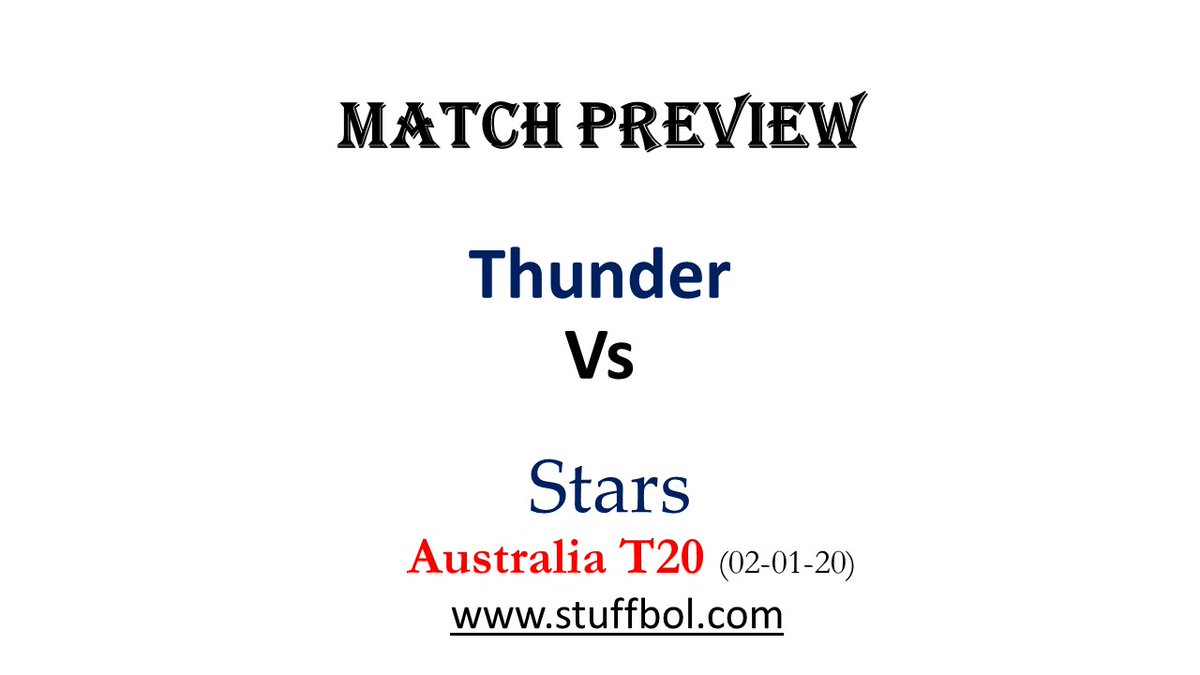 StuffBol's tweet photo. Click the link here --> https://t.co/znzuJmb4Rg <--
For Match Preview of Sydney Thunder Vs Melbourne Stars
#BBL09 #BBL #ThunderNation #TeamGreen #STvMS #STvsMS #ThunderVStars #MSvST #MSvsST https://t.co/VCXfJvVngq