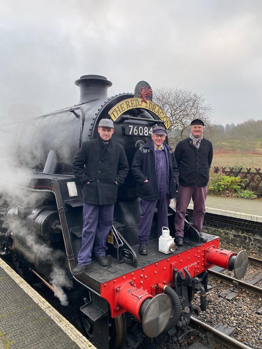 76084Loco's tweet photo. Happy New Year! Start 2020 with a ride behind 76084 on the North Norfolk Railway! Departures from Sheringham are 1030, 1200, 1330 and 1500. Departures from Holt are 1115, 1245, 1415 and 1545.

Thanks to some of the NNR’s youth development programme for helping cleaning the engine https://t.co/p0PtlrwAPA