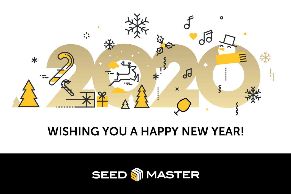 SeedMasterMfg's tweet photo. Wishing all of our valued customers, dealers, friends and families a safe and happy New Year! https://t.co/jBts9G5nwM