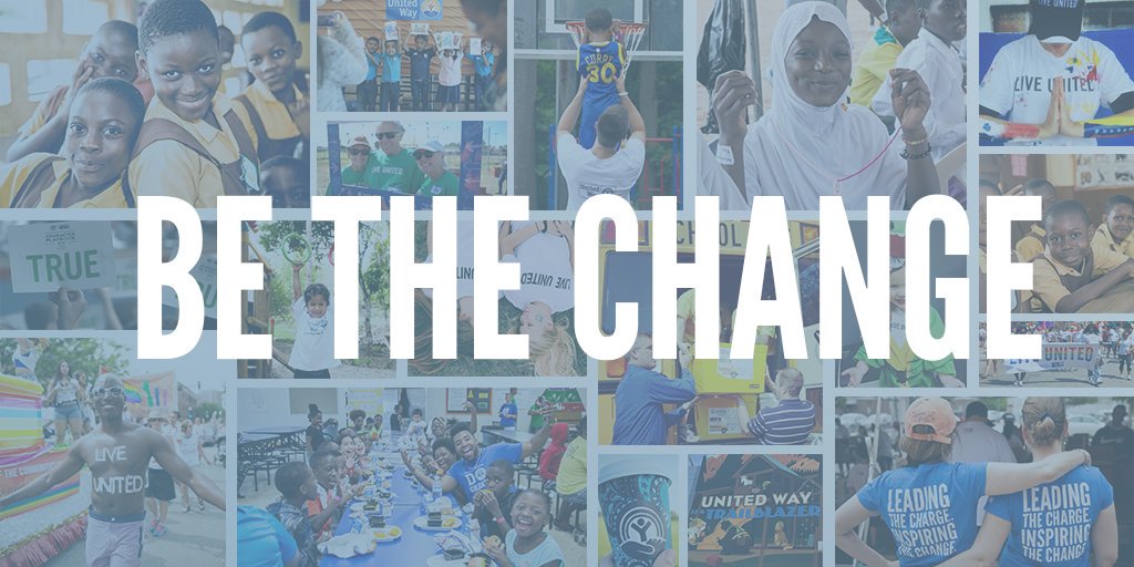 Each year, United Way serves 61 million people across the globe. 🌍

We change lives by forging unlikely partnerships, finding new solutions to old problems &amp; mobilizing the best resources. Change doesn't happen alone. Start 2020 strong, make an impact: untdwy.org/2u4EaEc