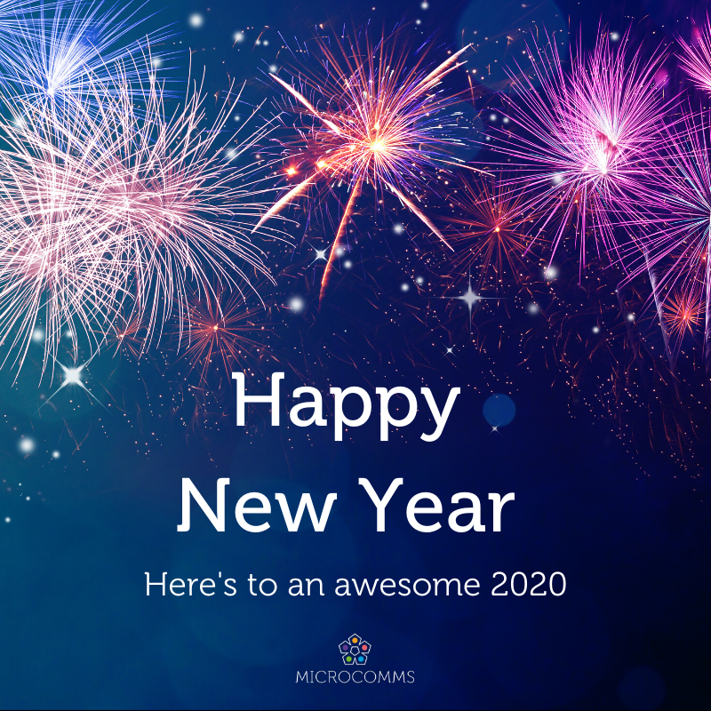 MicrocommsPS's tweet image. From all of us, to all of you!   Wishing you an amazing 2020! #happynewyear #2020 #newbeginnings #microcomms #thetechnologypeople