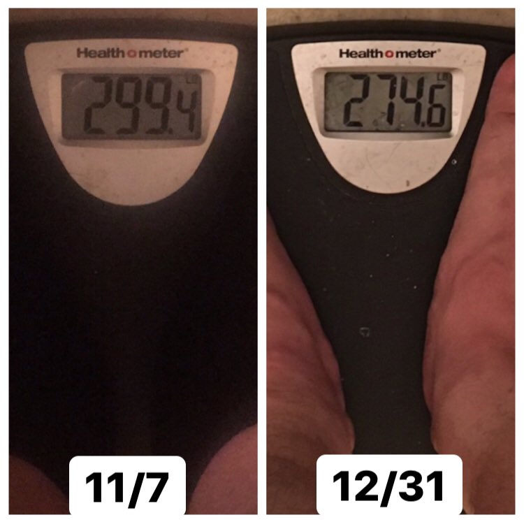 MadMikeJohnson's tweet photo. Although the past two months have been exhausting, I’ve hit my first goal. Lost twenty-five pounds in the past two months.

The next goal is twenty-five more pounds by April Fools Day. 

#MadMikeJohnson #TwentyFivePounds #Gym #Progress #Goals #WeightLoss #Work #BuddysBeardCare https://t.co/uqMvsrgUAG