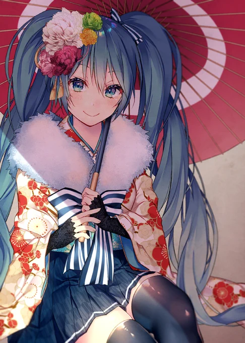 明けまして #VOCALOID #初音ミク https://t.co/WxfDBUmmO1 