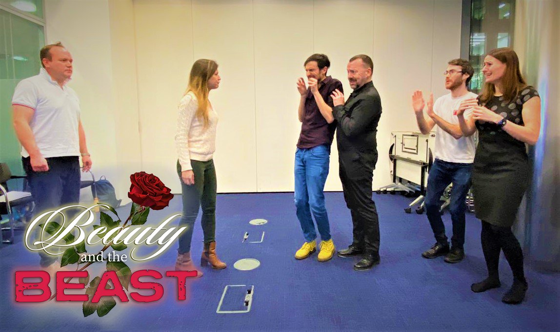 spreadeagles's tweet photo. Happy New Year one and all and welcome to the roaring 20's! We thought we'd share with you a few insights into the rehearsal room whilst you book your tickets for the fabulous Beauty and the Beast at https://t.co/2xEfG4eMM9. https://t.co/DMOW6Bf1Ha