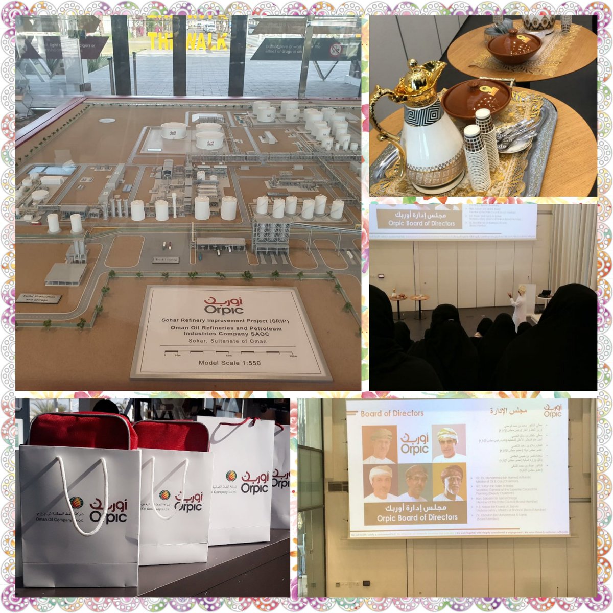 Jawaheralelm's tweet photo. زيارة تعريفيةلطاقم الهيئة الإدارية والتدريسية إلى شركة OQ بدأ اللقاء بعرض تعريفي عن الشركة والخدمات المجتمعية التي تقدمها وتدعمها الشركة في المنطقةثم جولة لأهم منشآت ومعالم الشركة.. شكرا عظيمة للطاقم الإداري في الشركة على حفاوة الإستقبال
#Orpicgroup https://t.co/YTgxaC8foJ