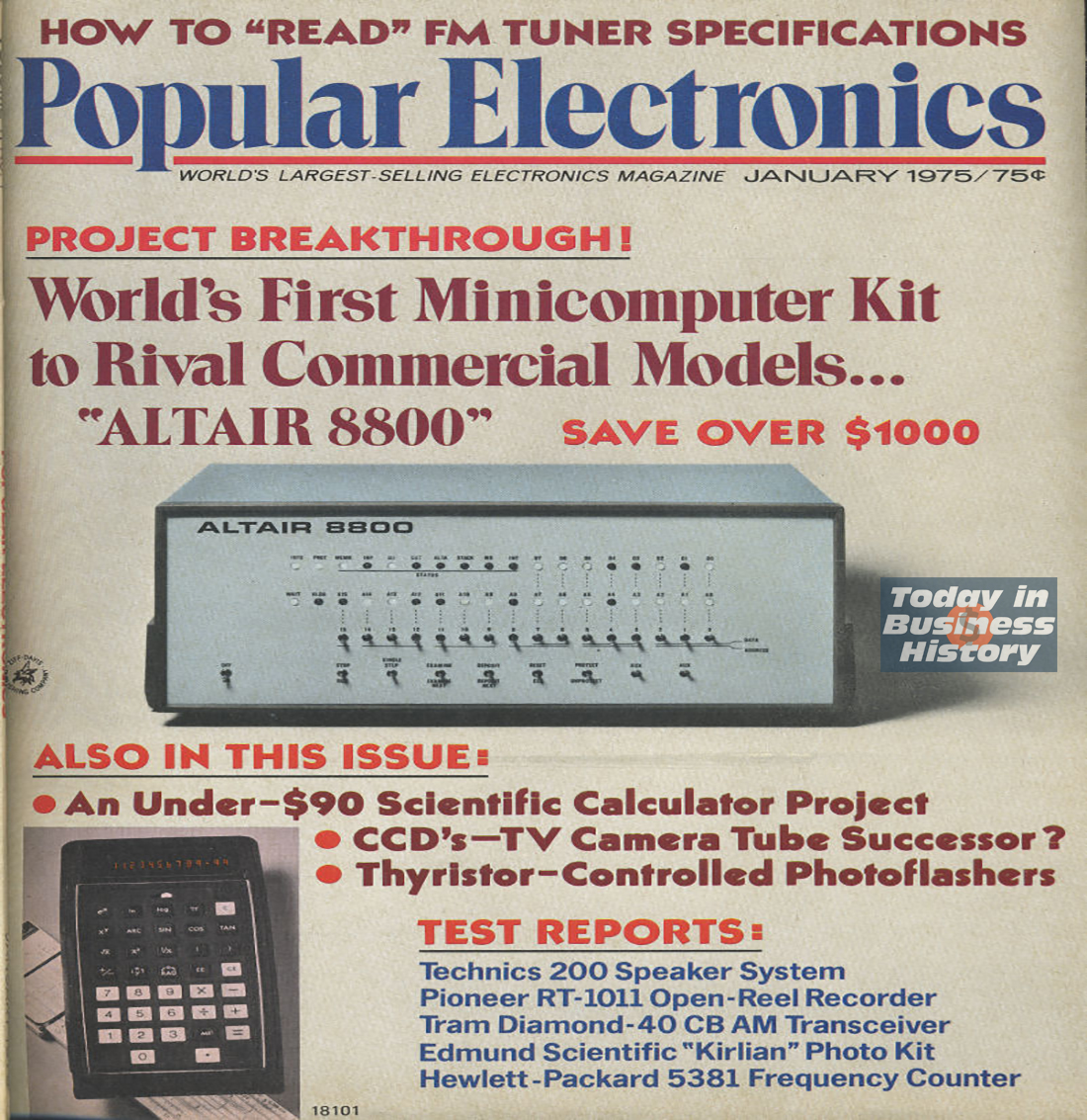 ivanajpavlovic's tweet photo. On January 1, 1975 #PaulAllen shows #BillGates the January issue of #PopularElectronics magazine with the #Altair 8800 on the cover. Setting the stage for their partnership of #Microsoft.
#billgates #microsoft #startups #paulallen #entrepreneur https://t.co/qlYaoh1ESb