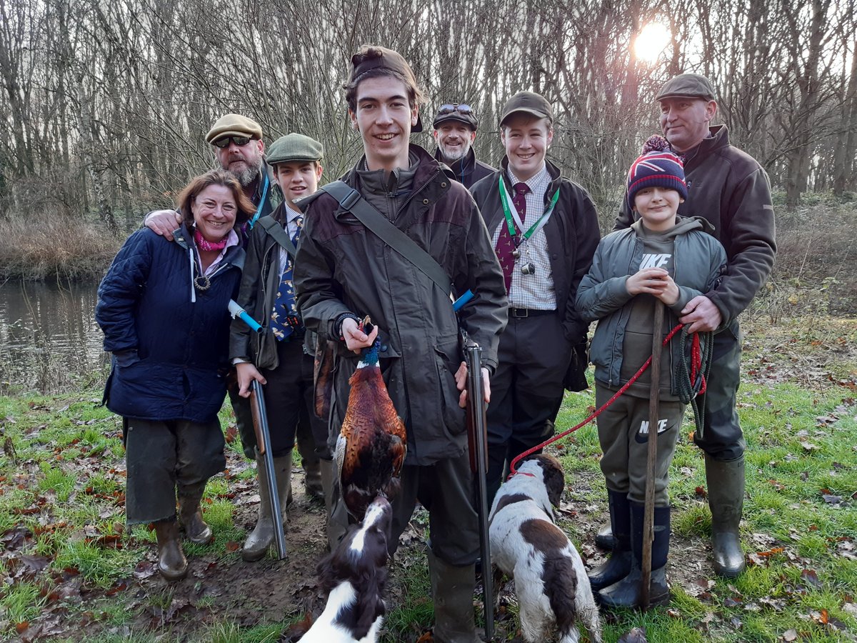 Max's first pheasant, well done! @Max88453334 @williampyoung @DuncanBASC @WYP_CSchof @carl1shoot