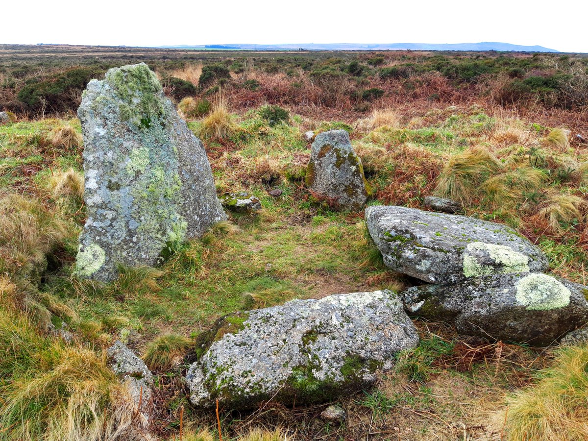 Sperris Quoit (The Giants Grave) is in ruins but it may be as much as 7000 years old so that's not surprising. Probably once looked like one of our other local quoits (Pic 4) .A very peaceful spot for a New Years Day walk today. #PrehistoryOfPenwith