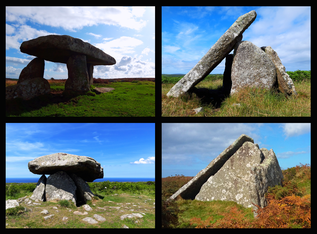 Sperris Quoit (The Giants Grave) is in ruins but it may be as much as 7000 years old so that's not surprising. Probably once looked like one of our other local quoits (Pic 4) .A very peaceful spot for a New Years Day walk today. #PrehistoryOfPenwith