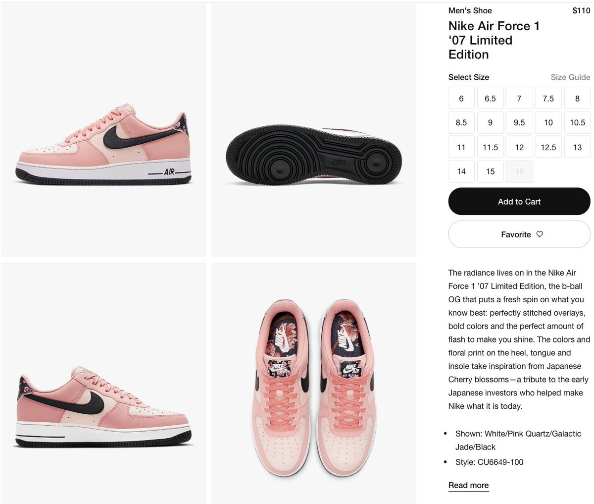 limited edition air force 1 pink