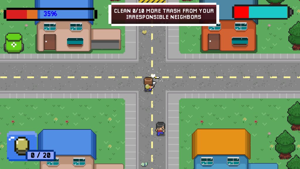 The ending is still too melodramatic for me, but if you have a pet peeve of people throwing trash everywhere, make them play re.cycle! Your lolo gifts you a backpack vaccuum and you set out to clean (a bit sized well-planned urban) Manila. https://hatdogames.itch.io/recycle 