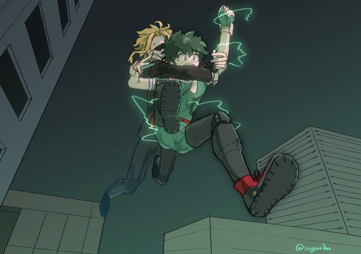 ...All-Might and taking on the power of One For All, Izuku isn't quirk...