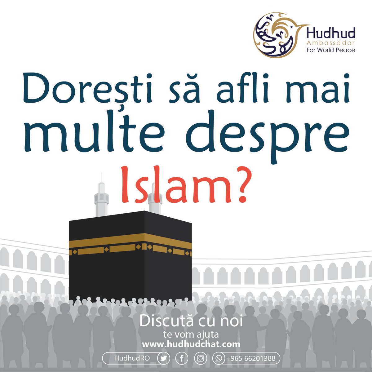 HudhudRO's tweet photo. Dorești să afli mai multe despre Islam?

Discută cu noi, te vom ajuta

#HudhudRO #Crăciun https://t.co/6GjxbtXHEA