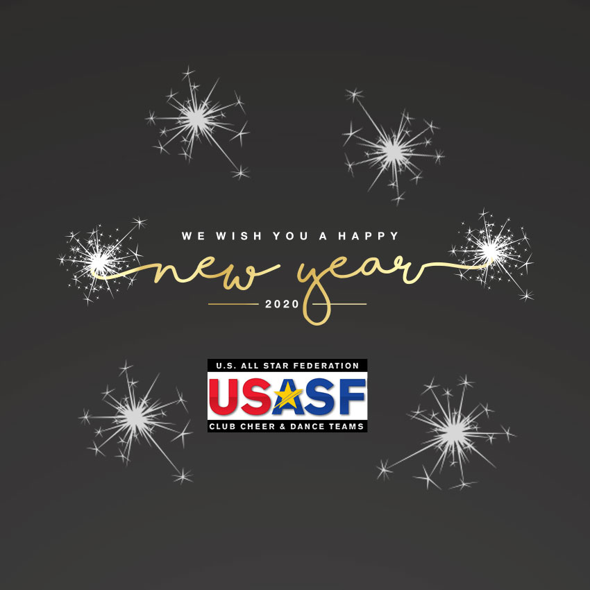 We wish you &amp; yours a Happy New Year! #happynewyear #2020 #USASF  #AllStarDance