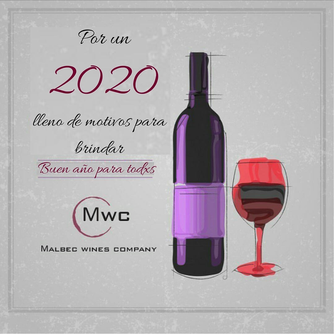 malbecwinesMWC's tweet photo. Desde MWC les deseamos un hermoso 2020, lleno de felicidad y buen vino🍷 https://t.co/wJWPXyvc64