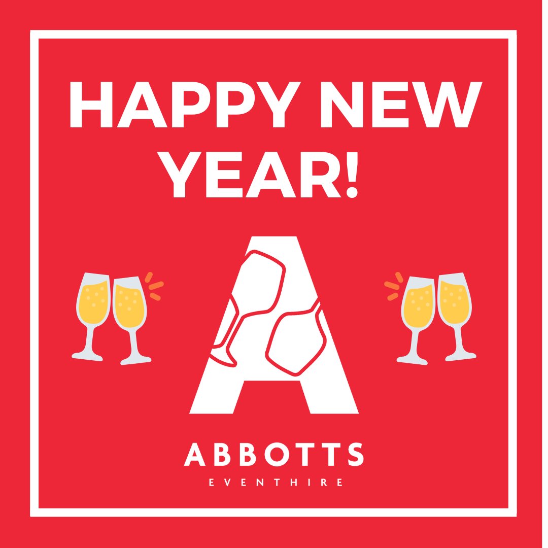 Happy New Year from Abbotts Event Hire, we look forward to collaborating with you on your biggest and best nights of 2020!✨