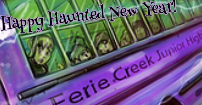 HallowsSchool's tweet photo. MAY ALL YOU #GHOST READERS HAVE A HAPPY HAUNTED #NewYears!
FROM #HallowsSchoolForTheDead
(An upcoming #mg #fantasy #horror #book #novel)
COME VISIT THE SCHOOL NOW:
https://t.co/10x4tMOe7Y
👻👻👻👻👻
#MG #MGSpooky #GoodReads #Novel #Book #Fiction #Middlegrade #library https://t.co/JOWF6vQ2GZ