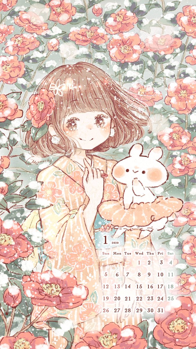 Ngagolak ロック画面 壁紙 女の子 おしゃれ イラスト