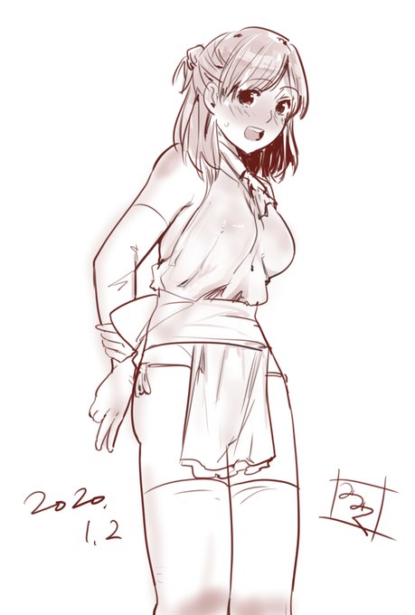 1日目の深夜に「あれ!もう今日終わり!?2枚目上げてない!?」って慌てて描いてる途中で勘違いに気付いた
#1日1絵 