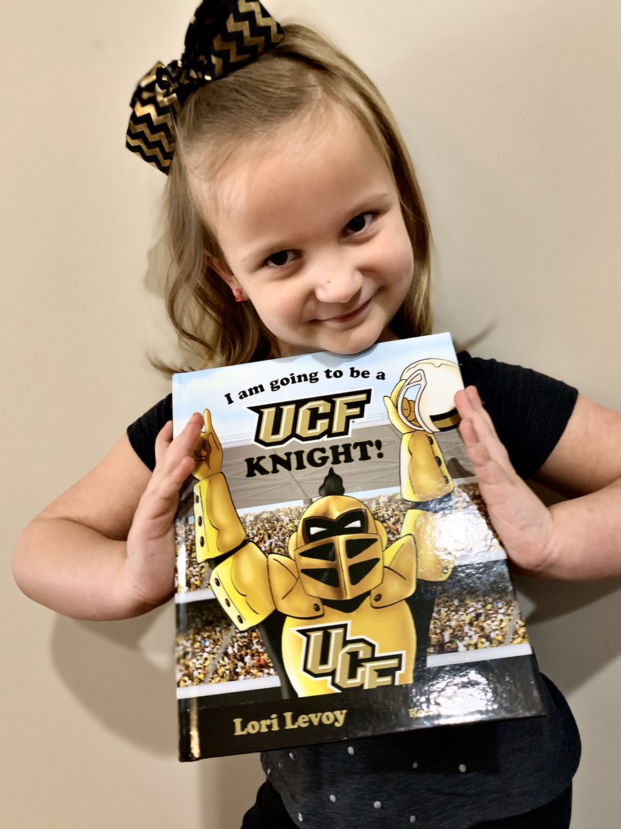 Thankful for UCF fans like @LevoyLori who not only write amazing books like this one but share them with the next generation of Knights too! My little Knights love the book, thank you so much for sending it!! #goknights #futureknights @UCF_Football @UCF @UCFKnights