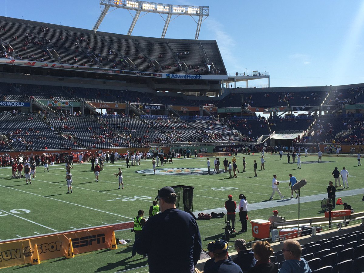 SlickClick72's tweet image. Game Day #GoBlue #CitrusBowl