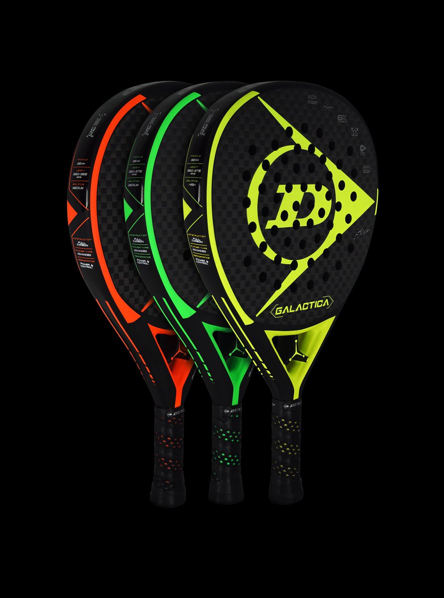dunloppadel's tweet image. La nueva familia Galactica incorpora las revolucionarias tecnologías Japanese Carbon, 6K Carbon, Booster Grooves, Tri-Max y Extra Grip. Tienes 3 opciones según tu juego, Dunlop Galactica (@JuaniMieres), Dunlop Galactica Control y Dunlop Galactica Light (@pattytxu) #LoveTheGame