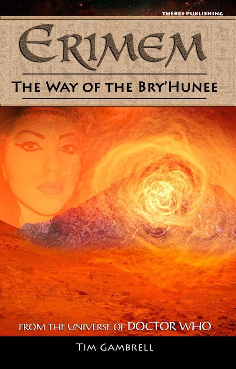 Mr_Brell's tweet photo. Starting 2020 as I mean to go on. New book now available from @ThebesNews #Erimem #TheWayOfTheBryHunee with thanks to 
@Iain_McLaughlin #DoctorWho Check it out here: 
https://t.co/A0xtNOfL7e https://t.co/21pYMSiOlK