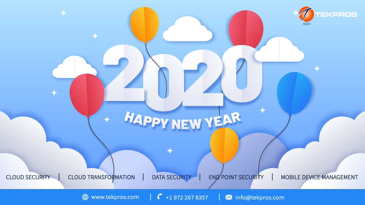 tekprosinc's tweet image. Τhis #NewYear, let&apos;s plunge into the οcean of hope, optimism and get freed from grudges and grief. Cheers tο 2020. #Tekpros  stuf.in/b1vfaq