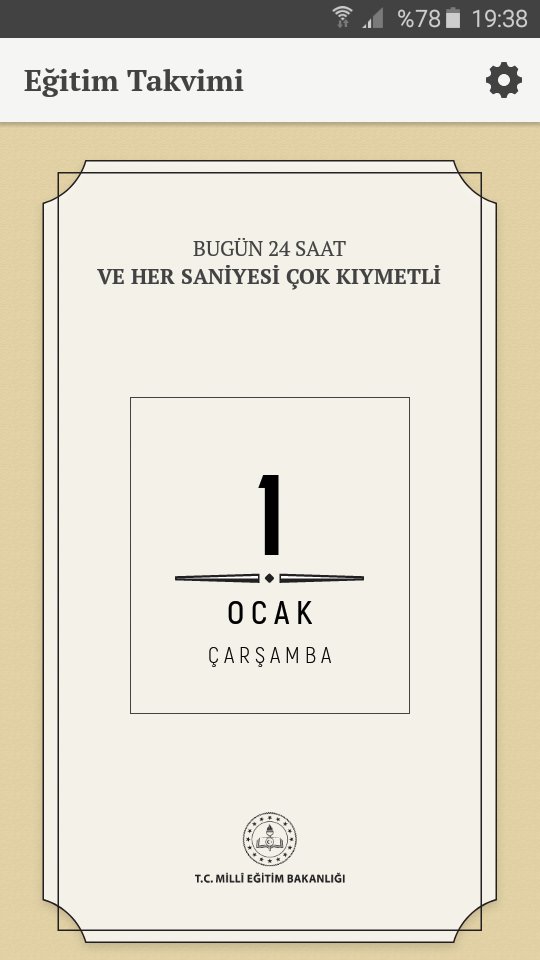 En değerli hazine olan zamanı en verimli kullanmak için Eğitim Takvimimiz hayırlı olsun #egitimtakvimi2020 <a href="/bingolmem/">Bingöl MEM</a> <a href="/tcmeb/">Millî Eğitim Bakanlığı</a>