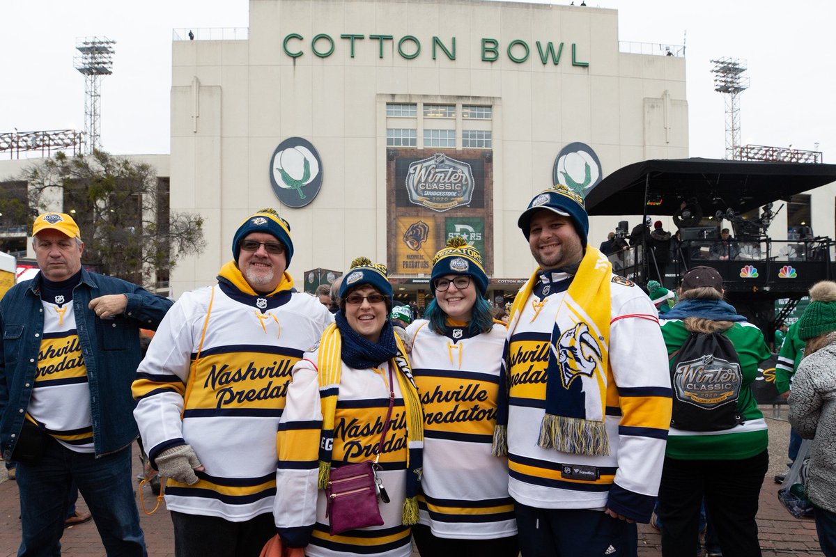 PredsNHL's tweet photo. #Smashville is here. 

#WinterClassic | #Preds https://t.co/GXjCibyhJD