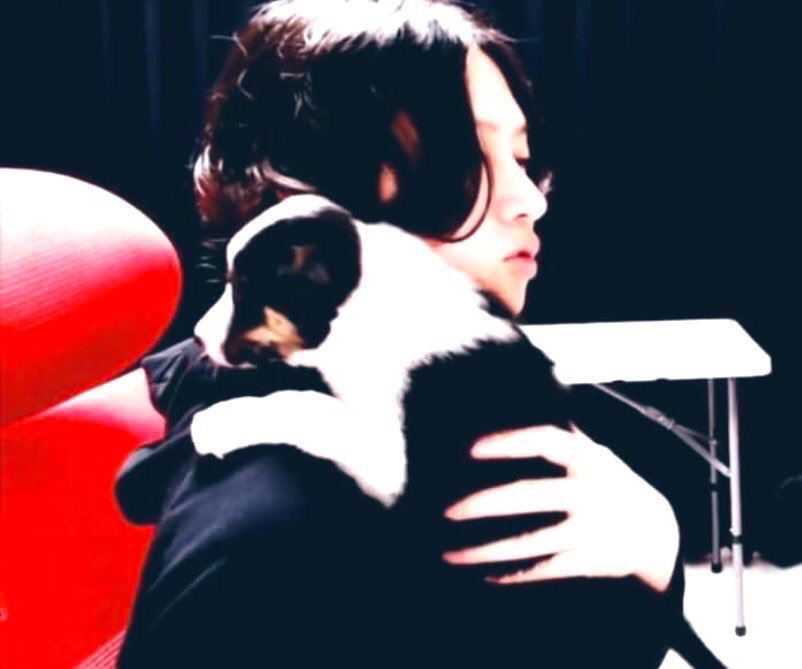 heechul loves animal. he temporarily took care of a puppy while it was waiting for a new owner & he spent days & nights taking care of it. he even cancelled his new year party with his friends so that the puppy wouldn't be alone. his friends ended up coming over instead.