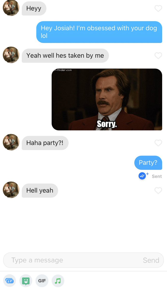 julia_hewitt_'s tweet photo. I can’t stop thinking about this tinder conversation. There are so many layers. https://t.co/2KNE1xVTze