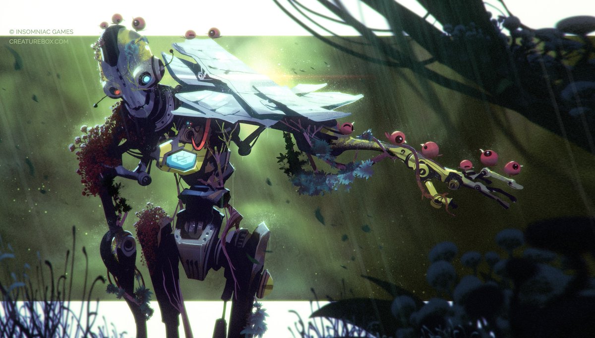 CreatureBox (@creaturebox) on Twitter photo Here’s to a great 2020 🤖🐦 Kicking things off with some very early development work on <a href="/insomniacgames/">Insomniac Games</a> awesome VR title: Stormland #robot #birds #illustration #conceptart Here’s to a great 2020 🤖🐦 Kicking things off with some very early development work on <a href="/insomniacgames/">Insomniac Games</a> awesome VR title: Stormland #robot #birds #illustration #conceptart