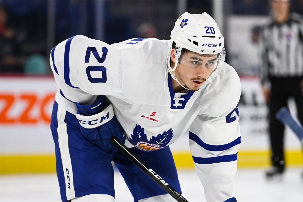 The <a href="/MapleLeafs/">Toronto Maple Leafs</a> have recalled forward Mason Marchment from the <a href="/TorontoMarlies/">Toronto Marlies</a> (AHL).