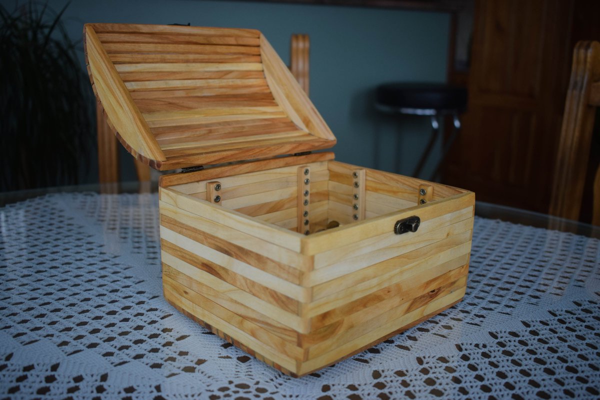 wooden treasure box craft