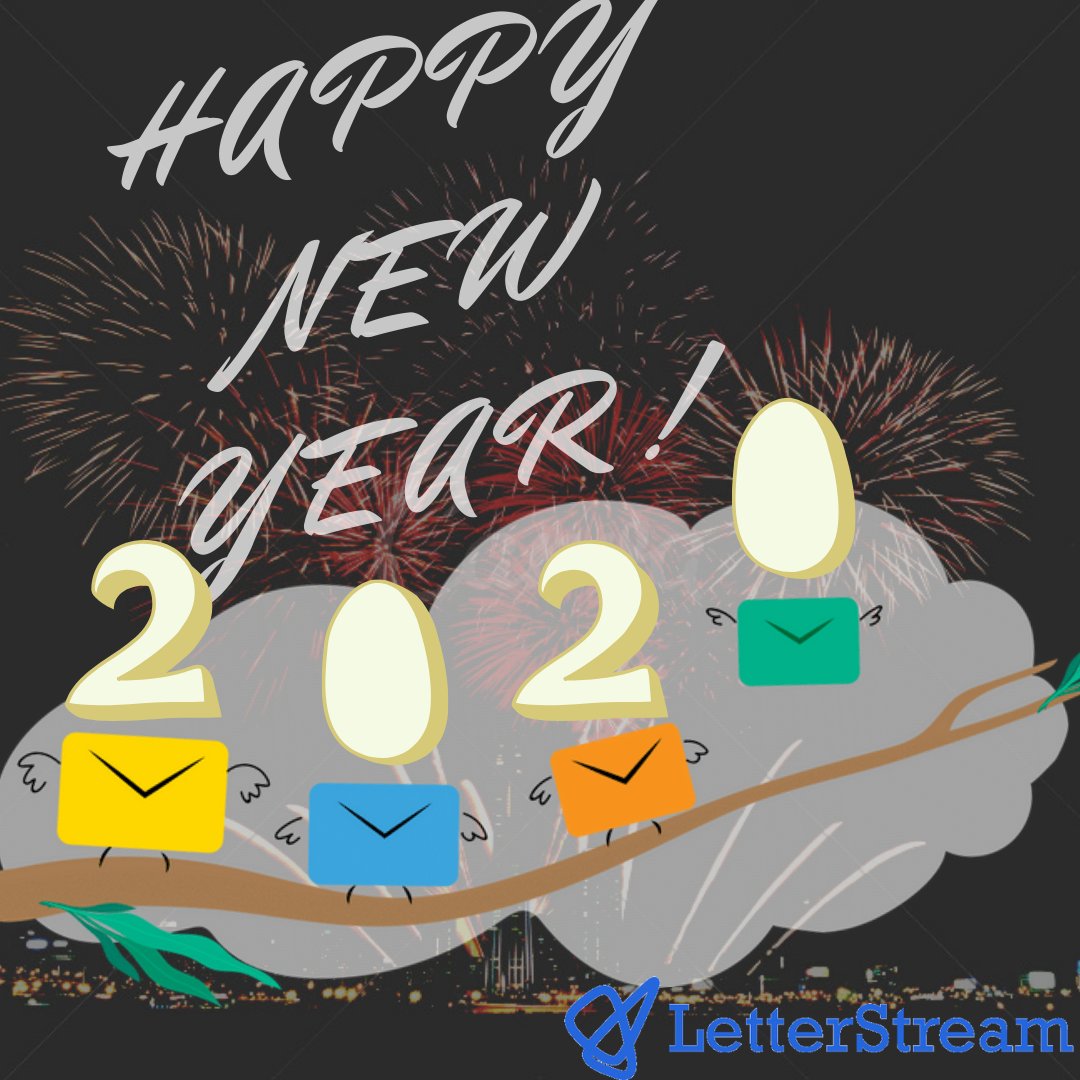 LetterStream's tweet photo. Happy New Year! ✴️
#Letterstream #2020 #newyears #celebrate #Mail #print #outsourcing #documentsolutions #Certified #express #firstclass #online https://t.co/xu9wLGxs9Y