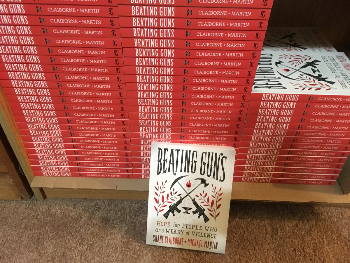 ShaneClaiborne's tweet photo. A few highlights from 2019... #BestOf2019

Published #BeatingGuns with my pal Mike Martin @RAWtools... our contribution to a better conversation about gun violence. We can't save every life, but we can do better than 105 lives a day lost to guns which is what we saw in 2019. https://t.co/gwtqFoK1SS