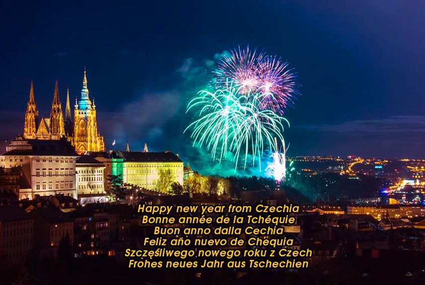 Happy New Year from #Czechia #happynewyear2020