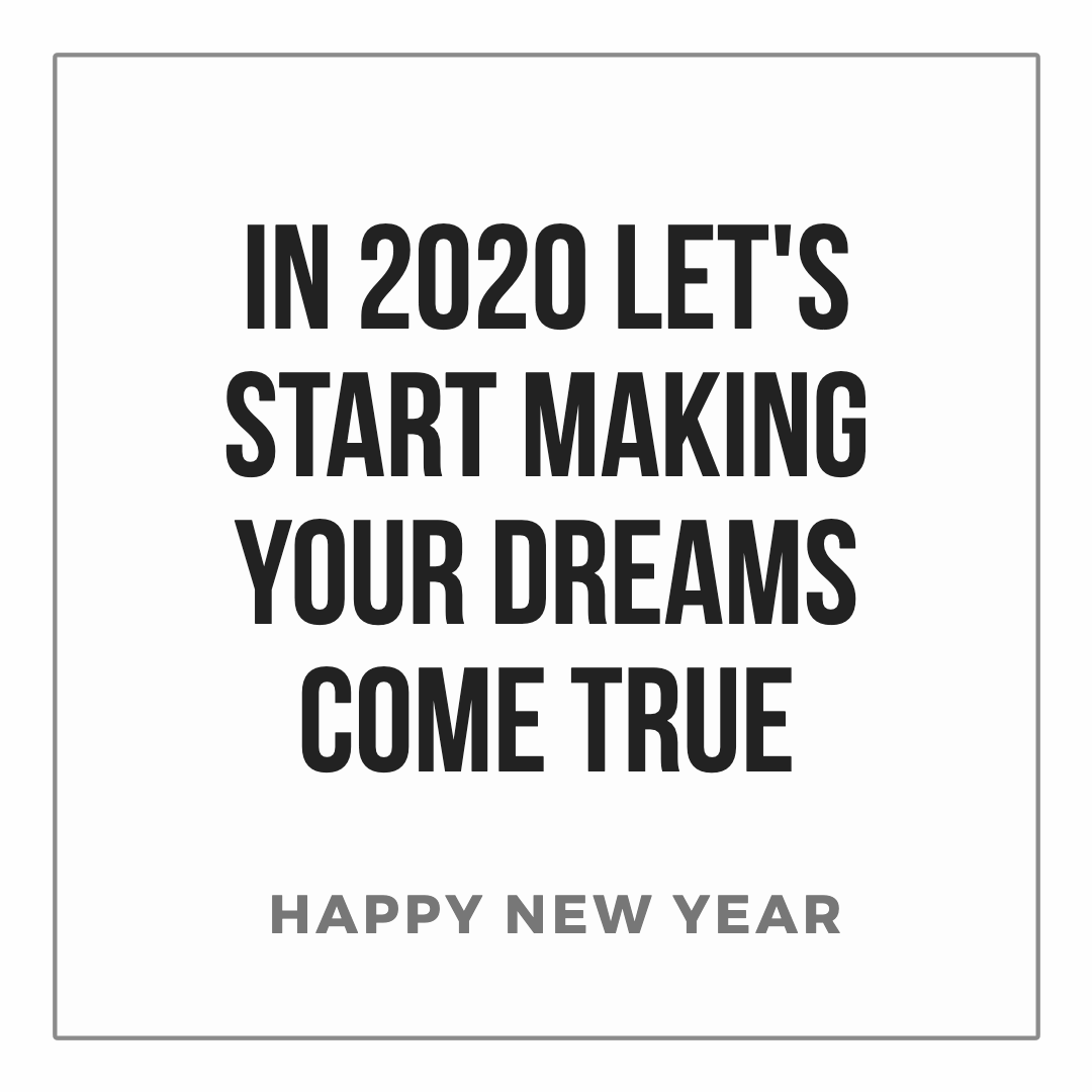 Here's to a brand new decade! Happy New Year!!! #2020