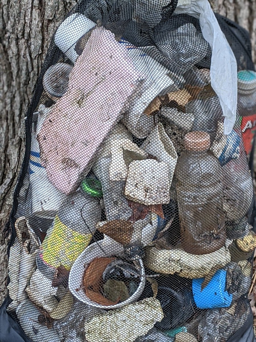 A picture of some trash I picked up from a local park