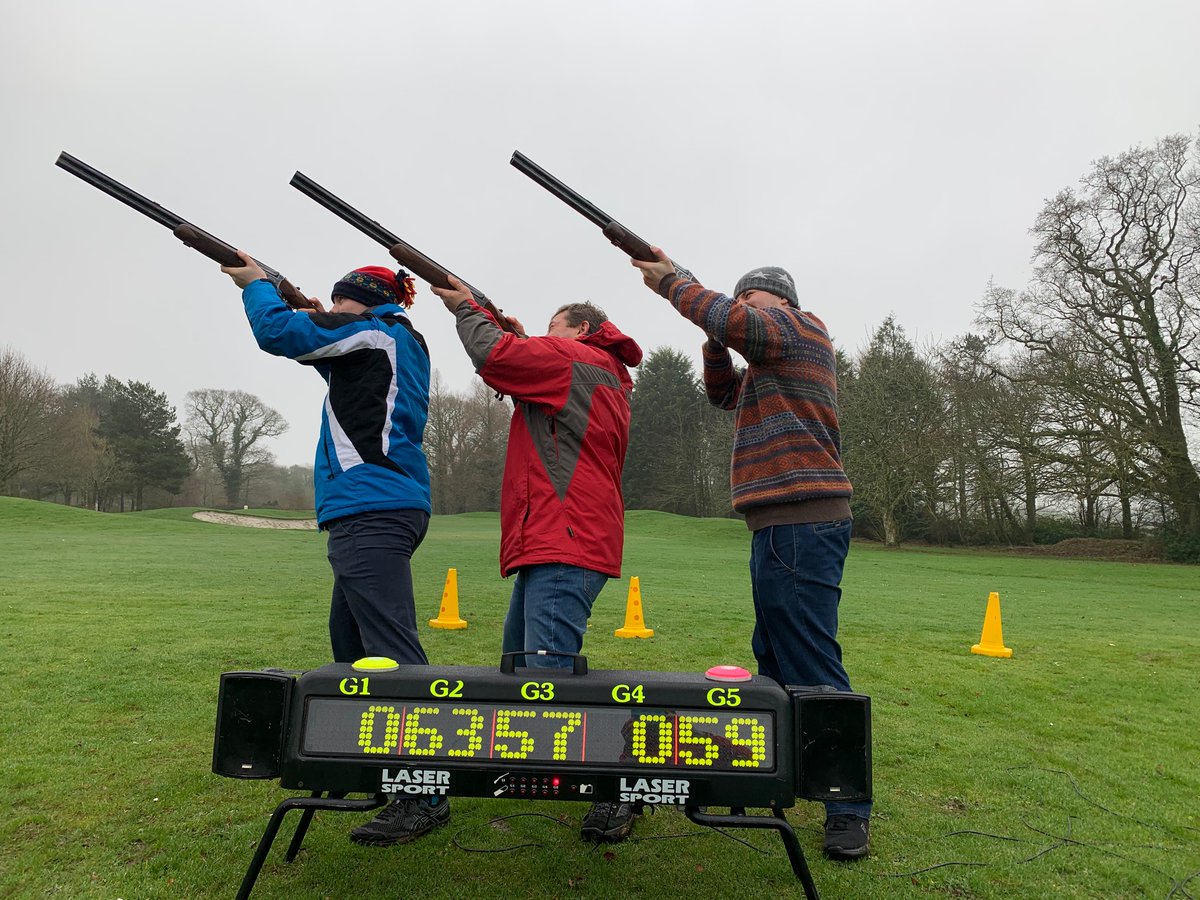 Happy New Year everyone! Had a great day today teaching Laser Clay Pigeon Shooting to this small but outstandingly talented group of shooters staying at the Highbullen Hotel. Check out those scores! #LaserClayPigeonShooting #ClayShooting #CountryHotel #LaserClays <a href="/Highbullen/">Highbullen Hotel</a>