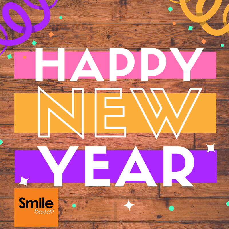 Out with the old, in with the new. May you be happy and smiling the whole year through! Looking forward to another year of smiles 😊