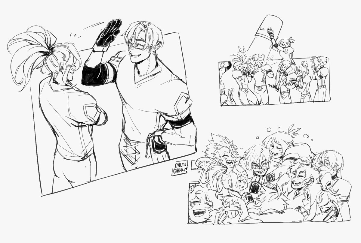 some more extras!!! may draw the stuff i've planned out for the teachers ^^
CAPTAIN AND CO-CAPTAIN IIDA & MOMO EY 2/?