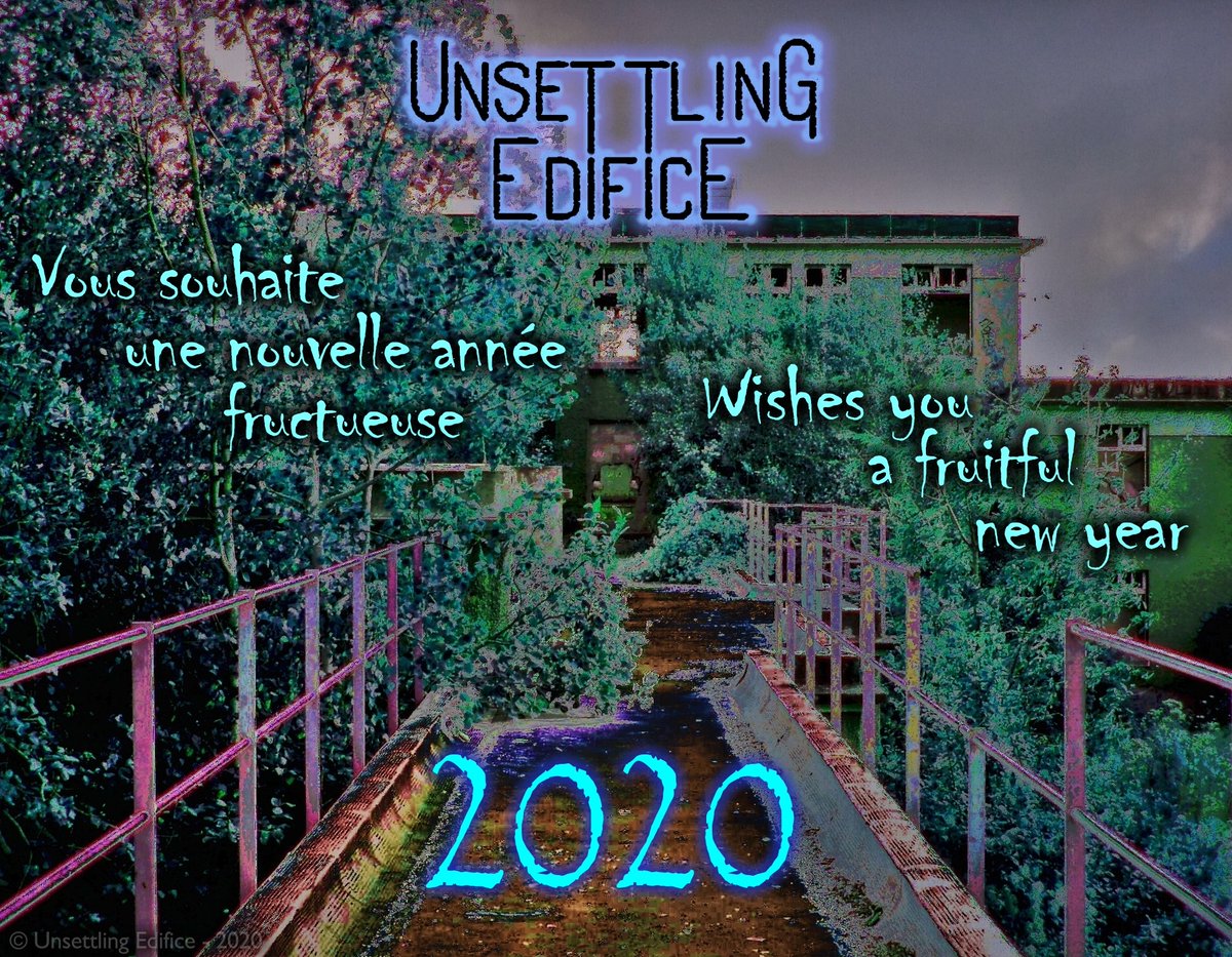 Best wishes to all for 2020, may this new year be most fruitful.

Meilleurs vœux à toutes et à tous pour 2020, puisse cette nouvelle année être des plus fructueuses.