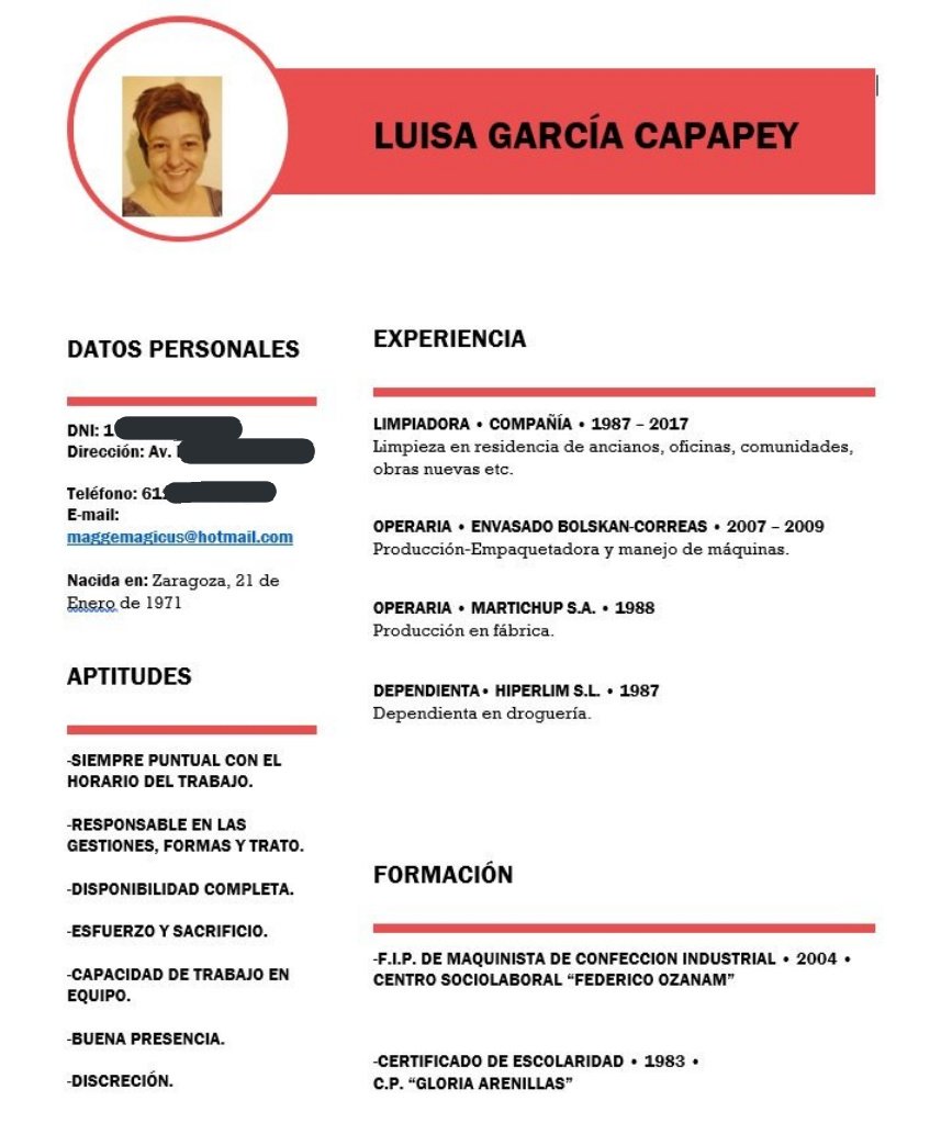 Luisa_GCapapey's tweet photo. Buscamos trabajo. Madre separada, 48 años y 54% discapacidad con hijos.
Mi hijo mayor y yo buscamos trabajo.
Si alguien nos puede ofrecer trabajo de lo que sea.
Por un trabajo en este 2020. https://t.co/5rP0eund1k