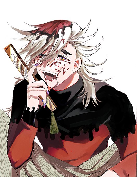 童磨 高画質 のtwitterイラスト検索結果 古い順